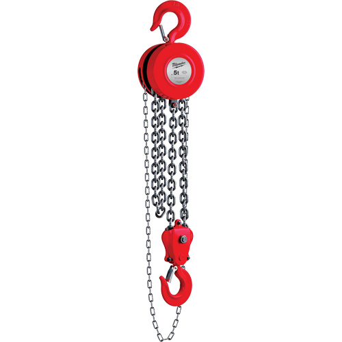 Chain Hoist, 8' Lift, 11023 lbs. (5 tons) Capacity Kelford