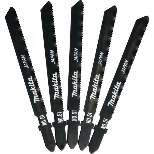 Lame de scie sauteuse, Acier rapide, Tige en T, 3-1/2" lo, 24 dents par pouce Kelford