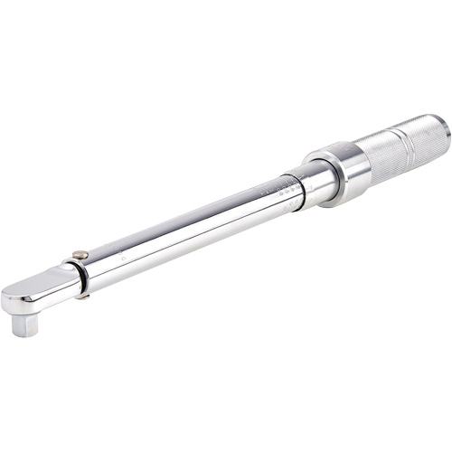 Fixed Head Micrometer Torque Wrench, Click, 3/8" Square Drive, 16-80 ft-lbs. Kelford
