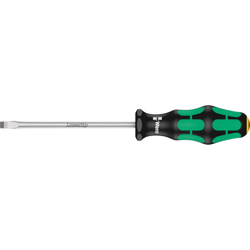 Tapered Slotted Screwdriver, 1.0 mm, 5-1/8" L, Plastic Handle Kelford