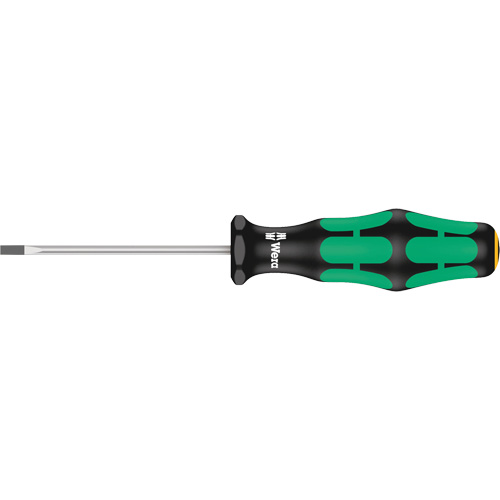 Tournevis pour vis &agrave; fente, Tige de 3/32", Ronde, 5-1/8" lo, Prise en Plastique Kelford