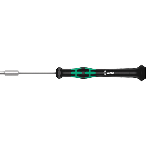 Micro-tournevis pour embouts, 3/32" prise, 6-3/16" lo, Non magn&eacute;tique Kelford
