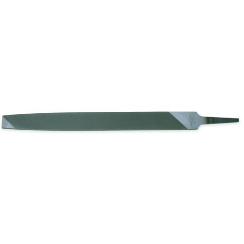 Long Angle Lathe File, Flat, 12", Bastard Kelford
