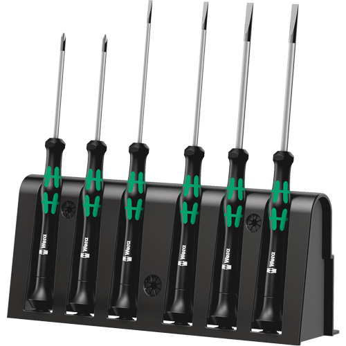 Micro Series Screwdriver Set with Rack, 6 Pcs. Kelford