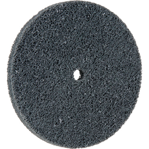 Standard Abrasives 500 Series Soft Density Unitized Wheels, 3" x 1/4", 1/4" Arbor, Fine Grit, Silicon Carbide Kelford