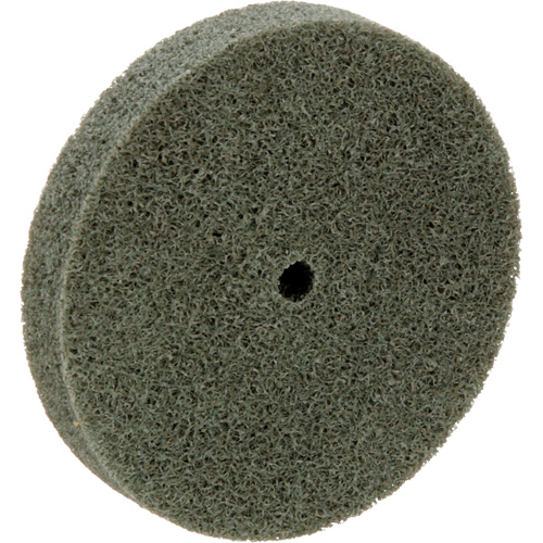 Standard Abrasives 500 Series Soft Density Unitized Wheels, 3" x 1/2", 1/4" Arbor, Medium Grit, Aluminum Oxide Kelford