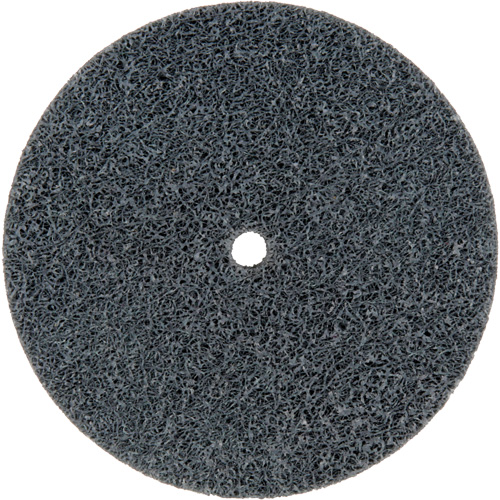 Standard Abrasives 500 Series Soft Density Unitized Wheels, 3" x 1/2", 1/4" Arbor, Fine Grit, Silicon Carbide Kelford