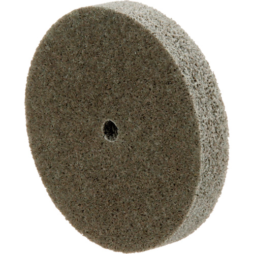 Standard Abrasives Unitized Wheel, 3" x 1/2", 1/4" Arbor, Medium Grit, Aluminum Oxide Kelford