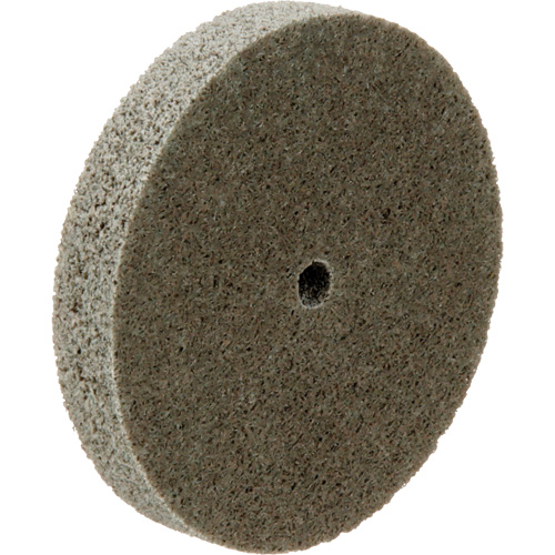 Standard Abrasives Unitized Wheel, 3" x 1/2", 1/4" Arbor, Medium Grit, Aluminum Oxide Kelford
