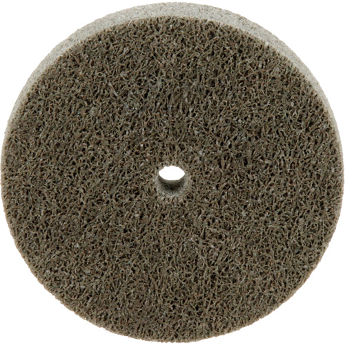 Standard Abrasives Unitized Wheel, 3" x 1/2", 1/4" Arbor, Medium Grit, Aluminum Oxide Kelford