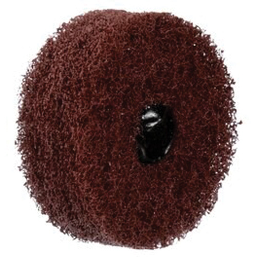 Standard Abrasives Buff & Blend Wheel, 3" Dia. x 3" W, 1/4" Arbor, Aluminum Oxide Kelford