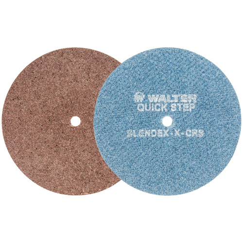 Disque de pr&eacute;paration de surface QUICK-STEP BLENDEX, 7" dia., Grain Extra grossier, Oxyde d'aluminium Kelford