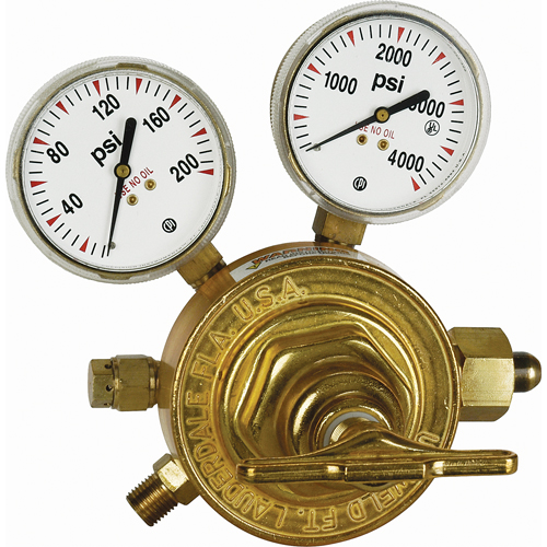 Heavy-Duty Single Stage Regulator, Oxygen, CGA540 Inlet Kelford