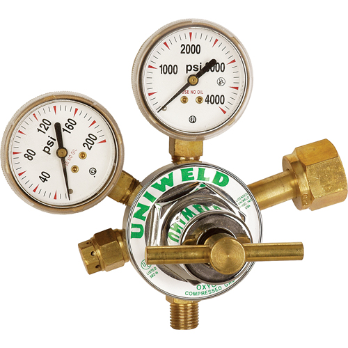 Medium-Duty Single Stage Regulator, Oxygen, CGA540 Inlet Kelford