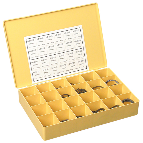 Assortiments d'anneaux de retenue internes & externes Kelford