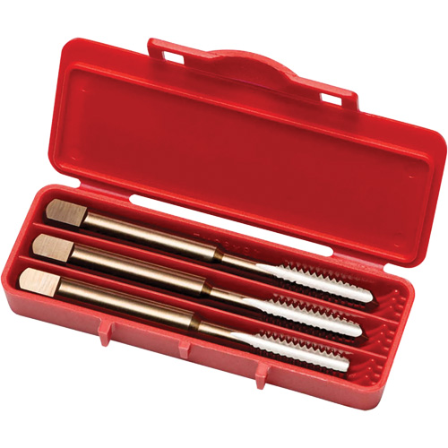 Jeu de tarauds &agrave; main pour usage g&eacute;n&eacute;ral, Acier rapide, Filet 1/2"-13 Kelford
