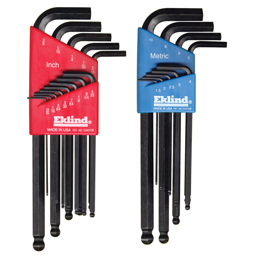 Balldrive Hex Key, Hex End, 5/16" x 6" L, L Shape Kelford