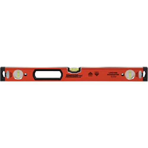 Heavy Duty Level, Box, 24" L, Aluminum, Non-Magnetic Kelford