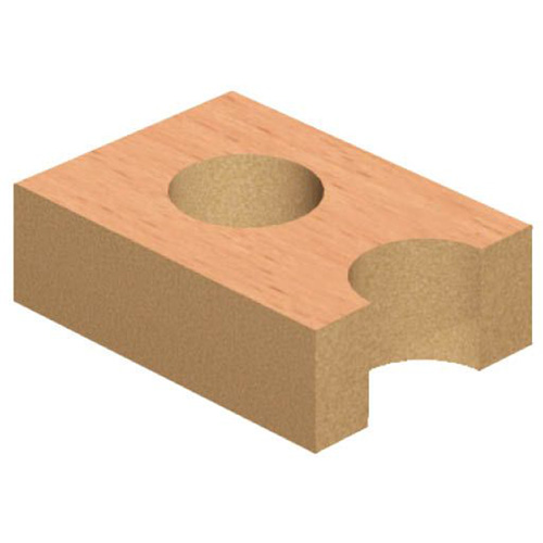 Through-Hole Carbide Tipped Drill, 1/4" Diameter Kelford