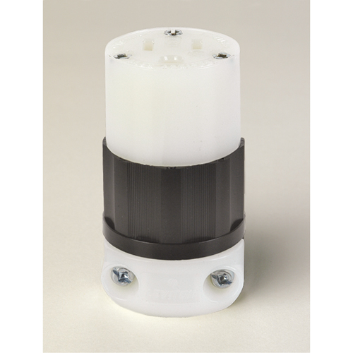Grounding Straight Blade Connector, 5-15R, Nylon Kelford