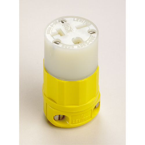 Connecteur de broches droites mis &agrave; la terre &agrave; deux bornes et trois fils, 5-20P, Nylon Kelford