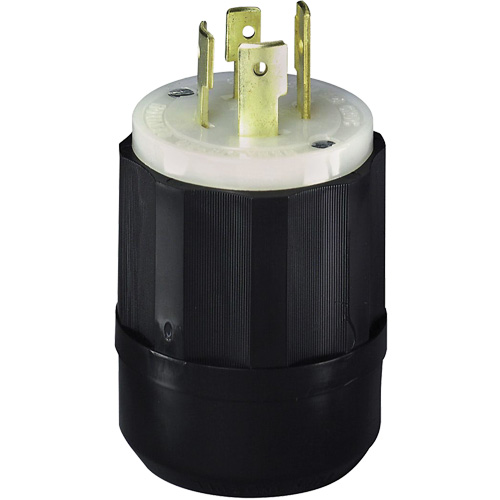 3-Pole 4-Wire Grounding Locking Plug, Nylon, 20 Amps, 250 V, L15-20P Kelford