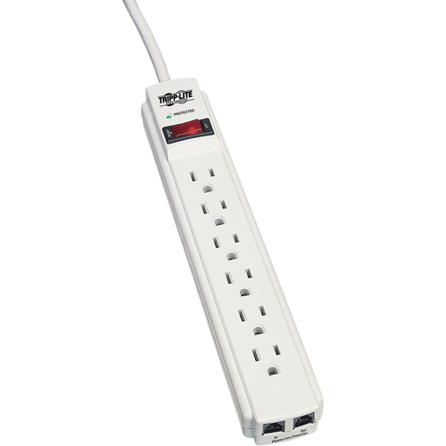 Protect-It Surge Suppressors, 6 Outlets, 720 J, 1800 W, 4' Cord Kelford