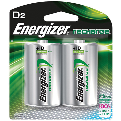 Rechargeable NiMH Batteries, D, 1.2 V Kelford