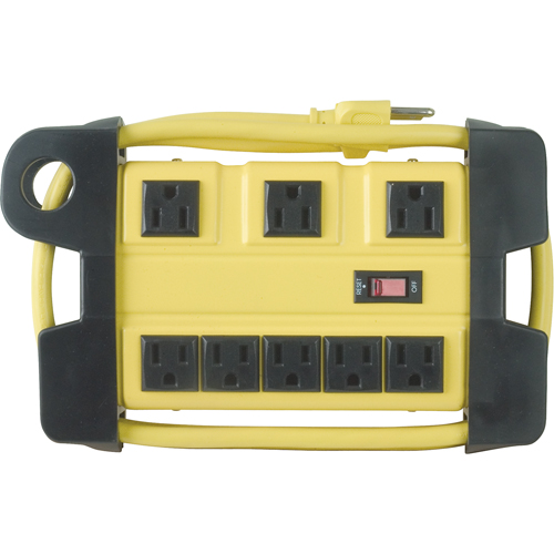 Bloc d'alimentation pour atelier, 8 Prise(s), 6', 15 A, 1875 W, 125 V Kelford