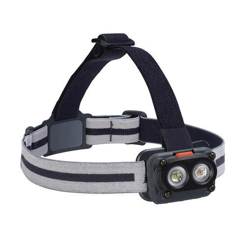 Lampe frontale robuste Hardcase, DEL, 325 lumens, 6,5 hres de fonctionnement, piles AA Kelford