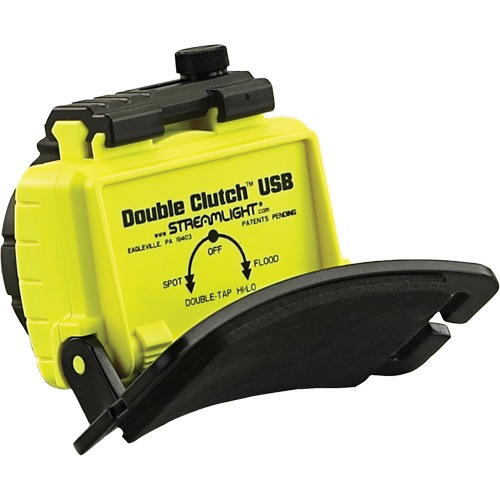 Double Clutch USB Headlamp, LED, 125 Lumens, 3.5 Hrs. Run Time, Rechargeable Batteries Kelford