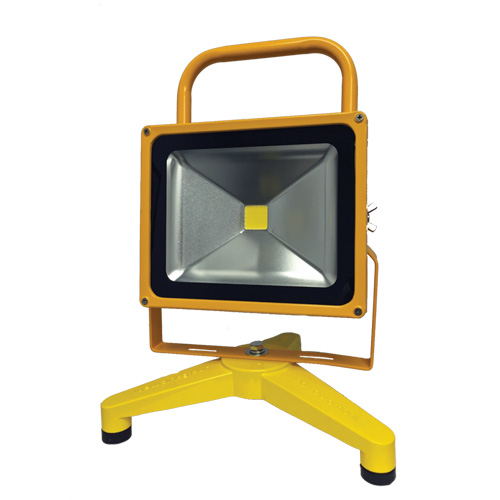 Projecteurs portatifs et rechargeables, DEL, 30 W, 3000 lumens, Boîtier en Aluminium Kelford