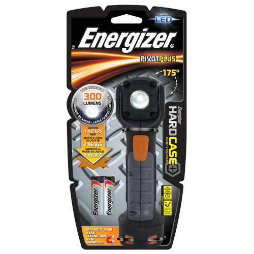 Lampes de poche PivotPro, DEL, 300 lumens, Piles AA Kelford