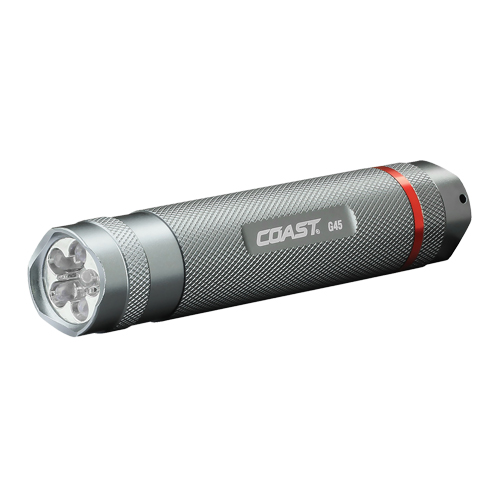 G45 Flashlight, LED, 385 Lumens, AAA Batteries Kelford