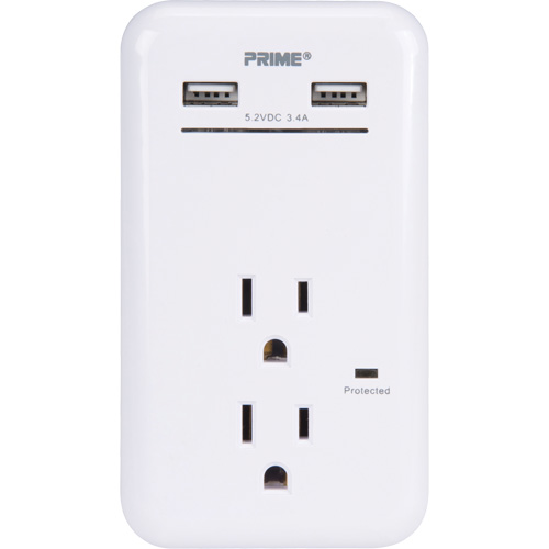 Chargeur USB Prime avec protection contre la surtension Kelford