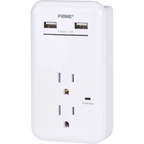 Chargeur USB Prime avec protection contre la surtension Kelford