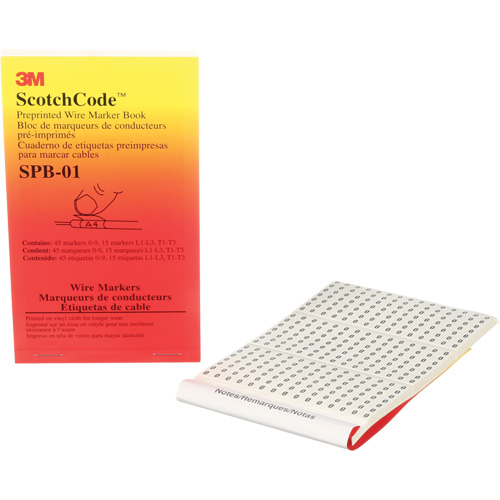 ScotchCode Pre-Printed Wire Marker Book Kelford