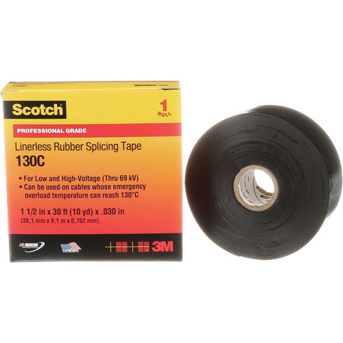 Ruban d'&eacute;pissure en caoutchouc sans doublure Scotch, 38 mm (1-1/2") " la, 9 m (30') " lo Kelford