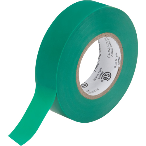 Ruban isolant, 19 mm (3/4") x 18 m (60'), Vert, 7 mils Kelford