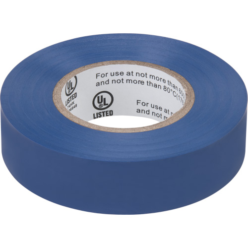 Ruban isolant, 19 mm (3/4") x 18 m (60'), Bleu, 7 mils Kelford