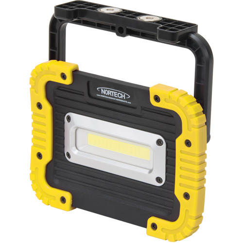 Portable Work Light, LED, 10 W, 1000 Lumens, Plastic Housing Kelford