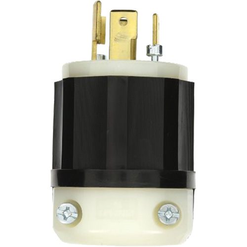 Industrial Grade Locking Plug, Nylon, 30 Amps, 347 V/600 V, L20-30P Kelford