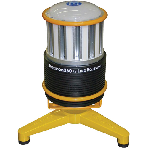 Lampe de travail portative Beacon360 GO avec support au sol, DEL, 45 W, 6000 lumens, Boîtier en Aluminium Kelford