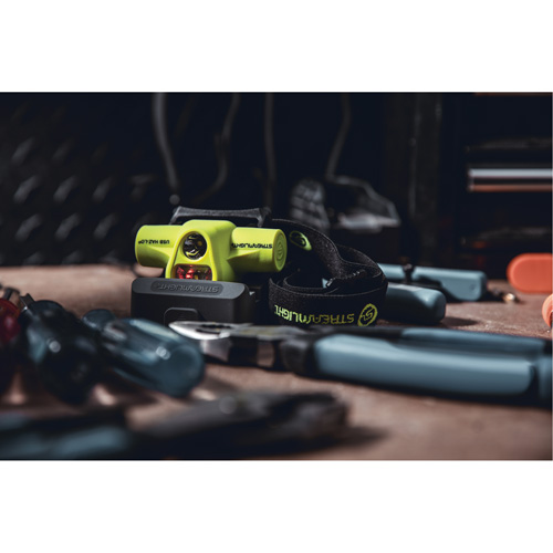 Lampe frontale &agrave; s&eacute;curit&eacute; intrins&egrave;que HAZ-LO USB, DEL, 250 lumens, 7 hres de fonctionnement, piles Rechargeable Kelford