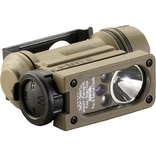 Sidewinder Compact&reg; II Hands Free Light, LED, 55 Lumens, 6 Hrs. Run Time, AA Batteries Kelford