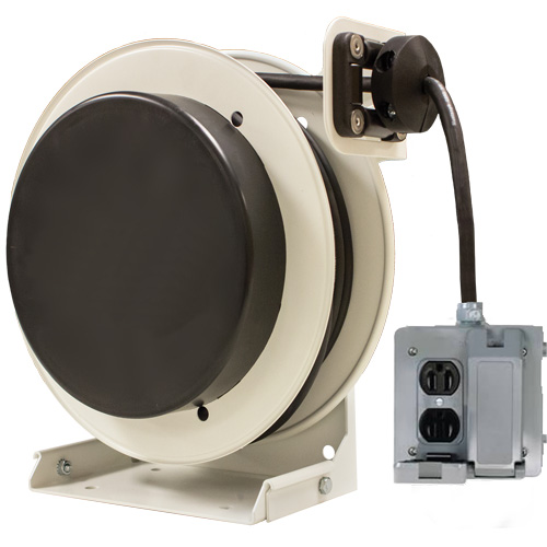 Cord Reel, 50', SJOOW, 12/3 Gauge, 15 A Kelford