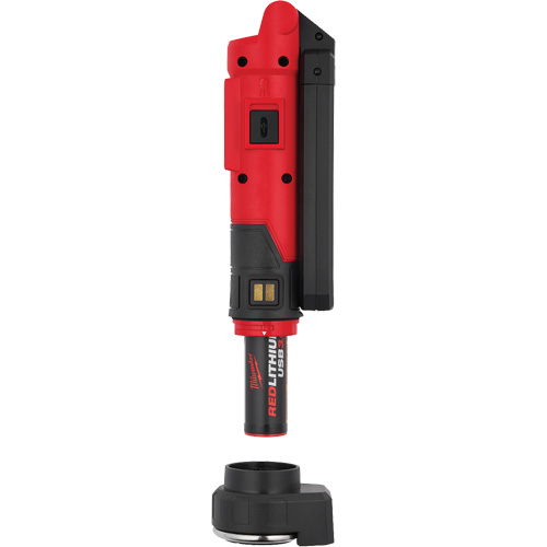 Cl&eacute; USB Redlithium avec aimant et socle de charge, Crochet/Magn&eacute;tique, Rechargeable, 550 lumens Kelford
