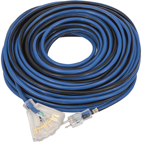 JLEC-12100 Contractor Grade Extension Cord, Indoor/Outdoor, SJTOW, 12 AWG, 15 A, 100' Kelford