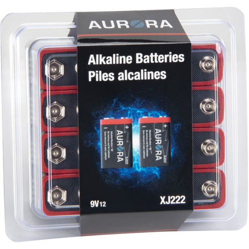 Piles alcalines industrielles, 9 V Kelford