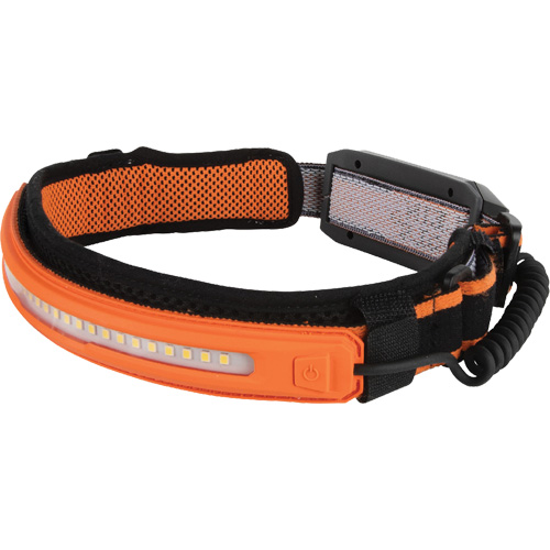 Lampe frontale &agrave; faisceau large avec bandeau, DEL, 575 lumens, 4 hres de fonctionnement, piles Rechargeable Kelford